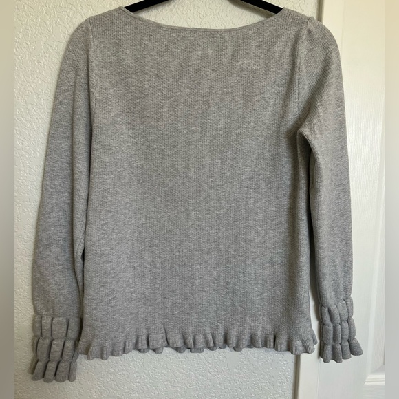 Ann Taylor Long Sleeve Gray Sweater - Picture 5 of 5